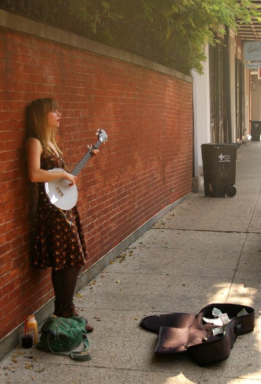 Banjo Player on Royal Street, French Quarter, New Orleans