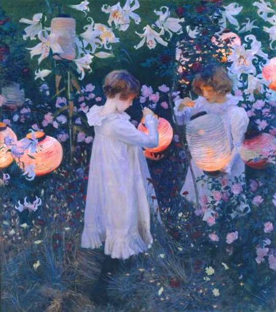 Carnation, Lily, Lily, Rose - by John Singer Sargent