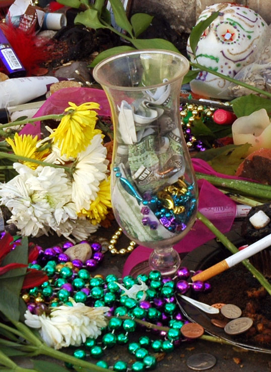 Offerings to Marie Laveau